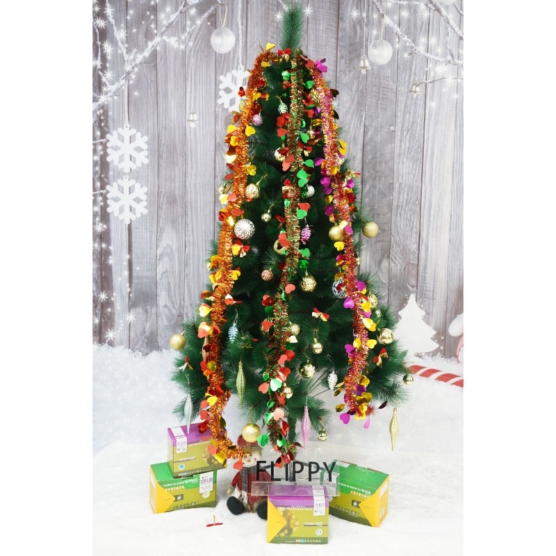Beteala Craciun, Flippy, verde, marimea: 2 m x 9 cm x 9 cm material:folie PVC, interior/exterio - Image 11