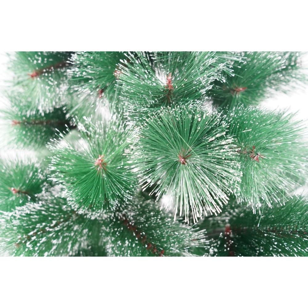 Brad artificial de Craciun tip pin nins, pentru interior/exterior, inaltime 180 cm, Flippy, verde, suport metalic inclus - Image 5