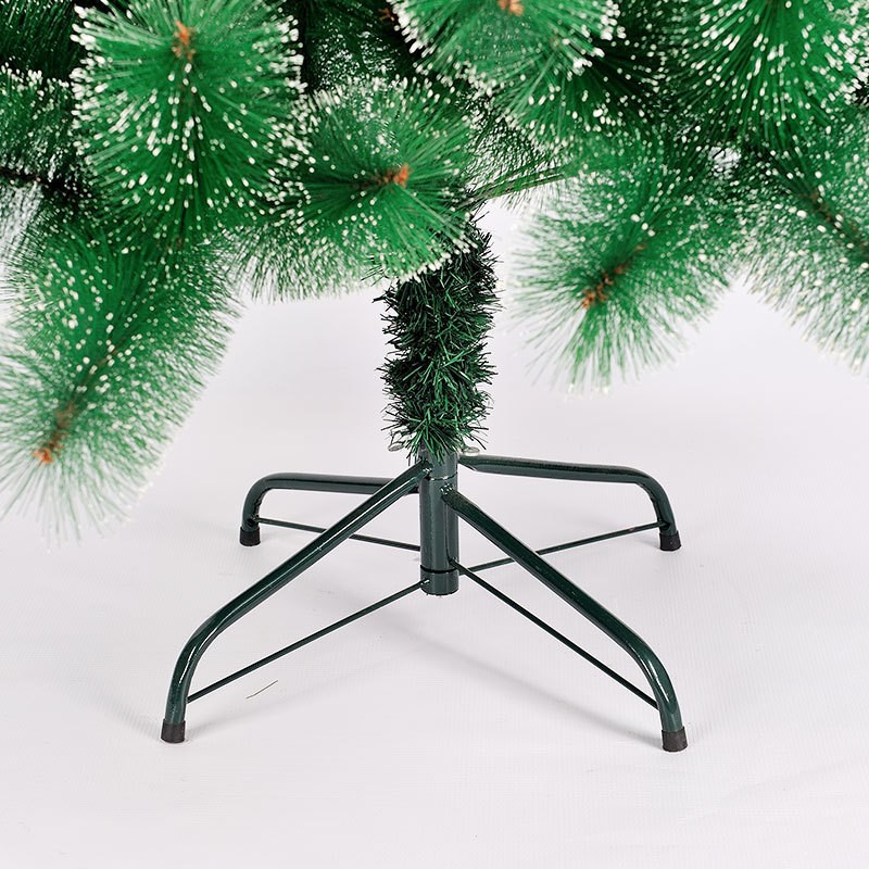 Brad artificial de Craciun tip pin nins, pentru interior/exterior, inaltime 180 cm, Flippy, verde, suport metalic inclus - Image 4