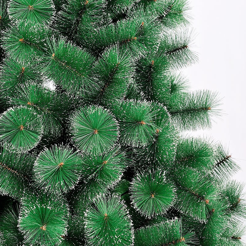 Brad artificial de Craciun tip pin nins, pentru interior/exterior, inaltime 180 cm, Flippy, verde, suport metalic inclus - Image 2