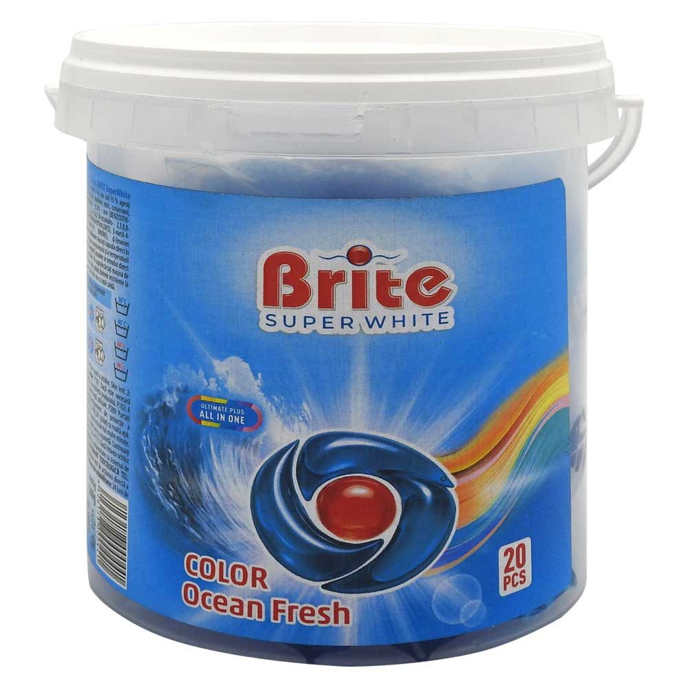 Brite Detergent Capsule 20 buc Ocean Fresh