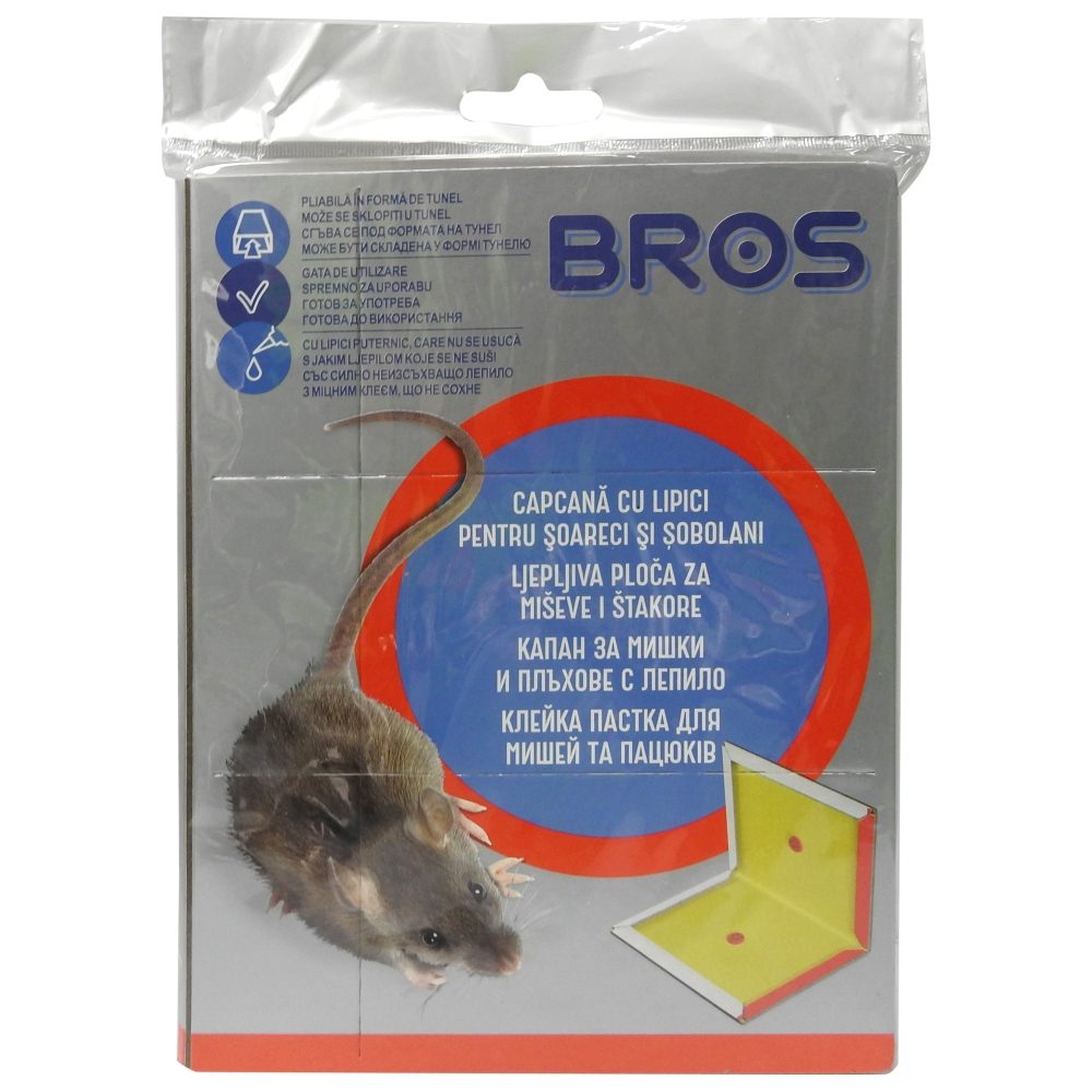 Bros Capcana Adeziva Soareci si Sobolani Peanut Aroma 1740