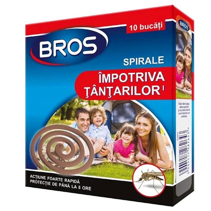 Bros Spirale Anti Tantari 10 buc