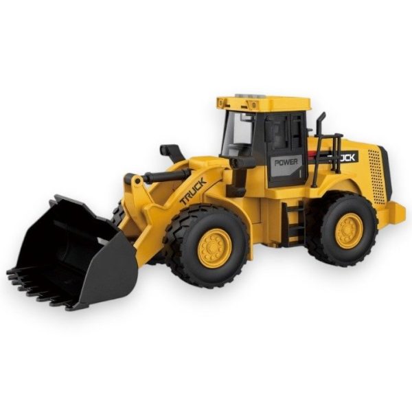 Buldozer De Constructii Cu Frictiune, Scara 1:16, Cu Lumini Si Sunete, Jucarie Interactiva Utilaj De Santier Pentru Copii, Buldozer Cu Lama Mobila Si Design Realist, Vehicul Constructii Plastic, Efecte Luminoase Si Sonore Copii 3+ Ani, Galben