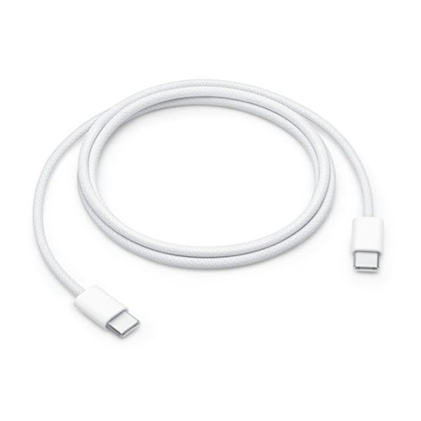 Cablu de Date Universal pentru Telefon, Flippy, Cablu TYPE-C to TYPE-C, Compatibil cu iOS si Android, Fire 160 cupru, 2M, Impletit Nailon, Alb
