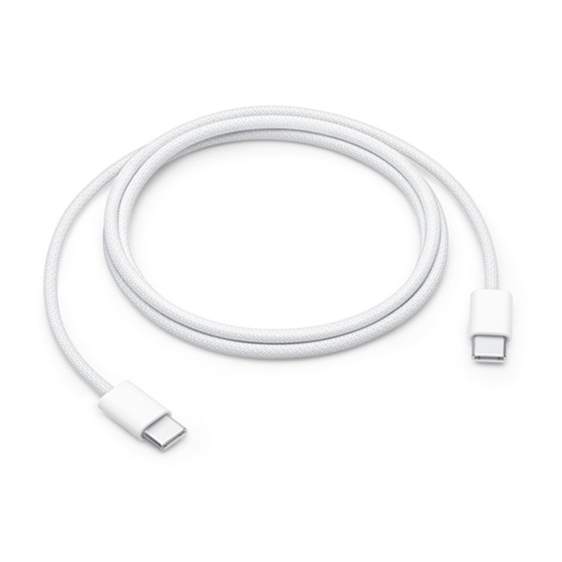 Cablu de Date Universal pentru Telefon, Flippy, Cablu TYPE-C to TYPE-C, Compatibil cu iOS si Android, Fire 160 cupru, 2M, Impletit Nailon, Alb