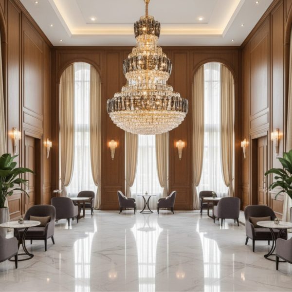Candelabru Cristal VELIOR Supremo 40xE14, D100 cm, Auriu, Inaltime Reglabila, Metal si Cristal