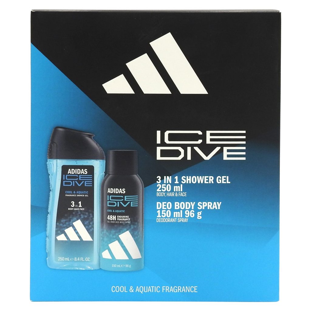 Caseta Cadou, Adidas, Deo150, Gel de Dus 250 Ice Dive