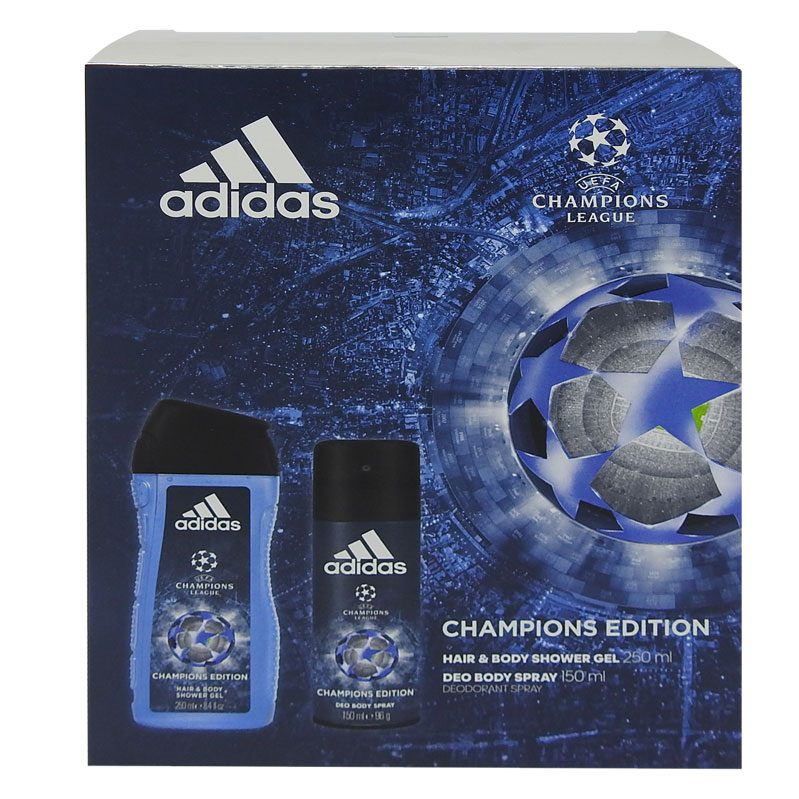 Caseta Cadou, Adidas, Deo150, Gel de Dus 250 Men Champion League