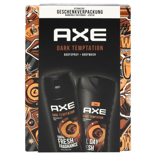 Caseta Cadou, Axe, Gel de Dus 250, Deo150 Dark Temptation