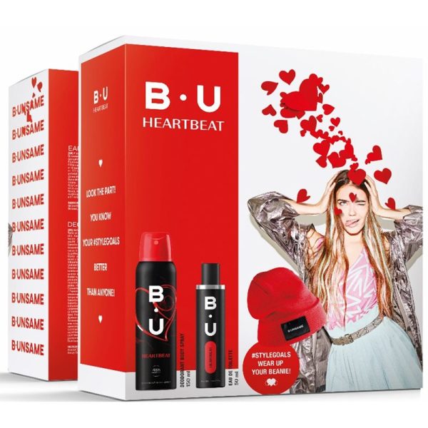 Caseta Cadou, Bu, EDT 50, Deo150 ml, Caciula Heart Beat