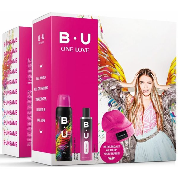 Caseta Cadou, Bu, EDT 50, Deo150 ml, Caciula One Love