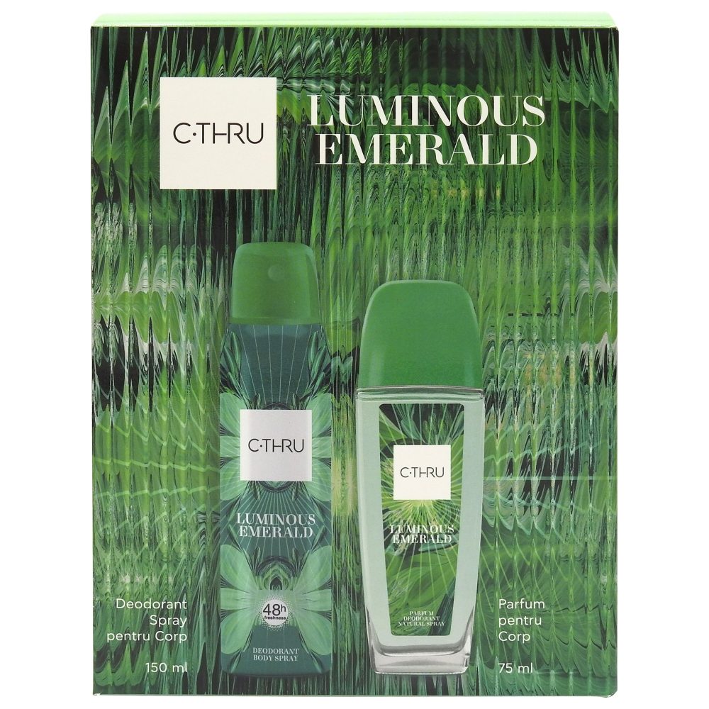Caseta Cadou, C-thru, Dns75 ml, Deo150 Luminous Emerald