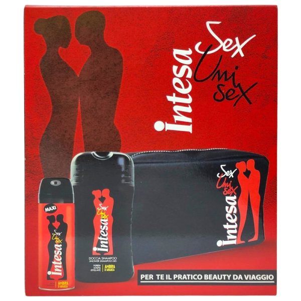 Caseta Cadou, Intesa, Deo150, Gel de Dus 250, Borseta Unisex