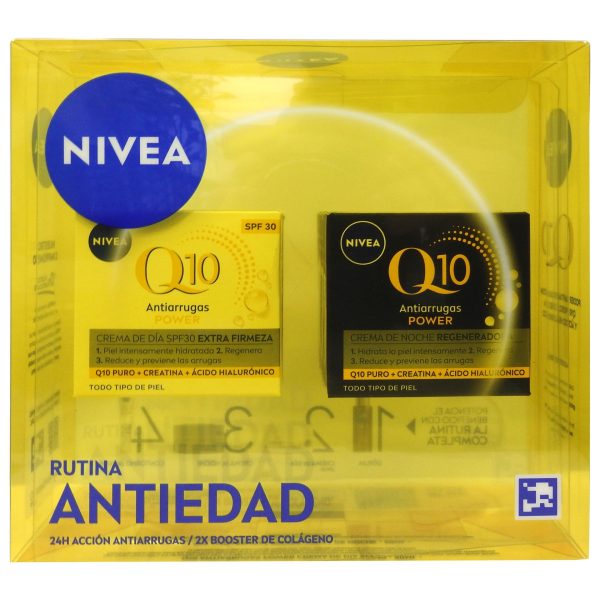 Caseta Cadou, Nivea, Cr Zi 50 ml, Cr Noapte 50 ml Q10 Power