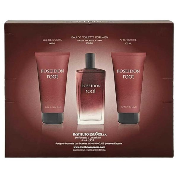 Caseta Cadou, Poseidon, EDT 100 ml, Aftershave 100 ml, Gel de Dus 100 ml Root