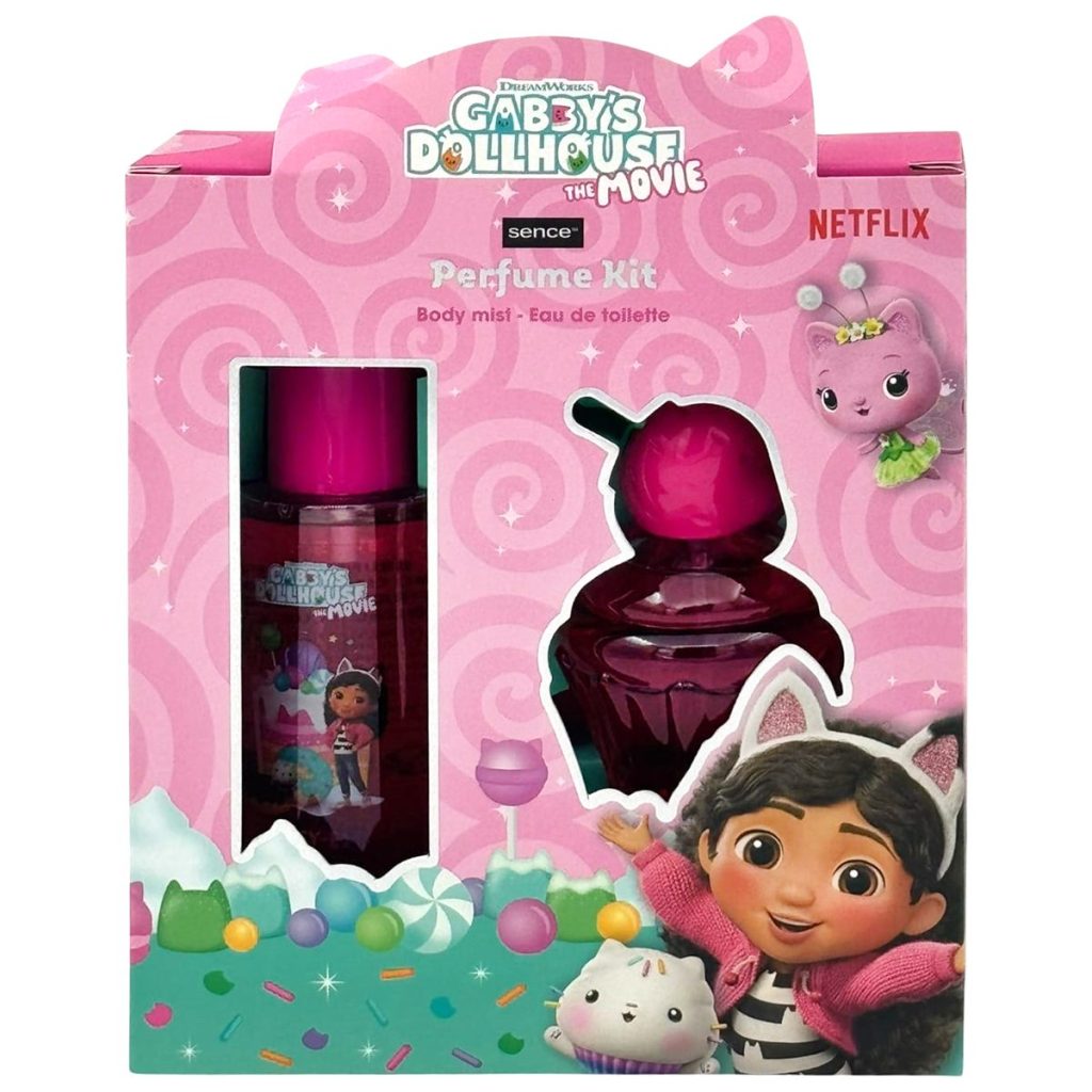 Caseta Cadou, Sence Gabby's Dollhouse, Body Mist 100 ml, Apa Toaleta 50 ml