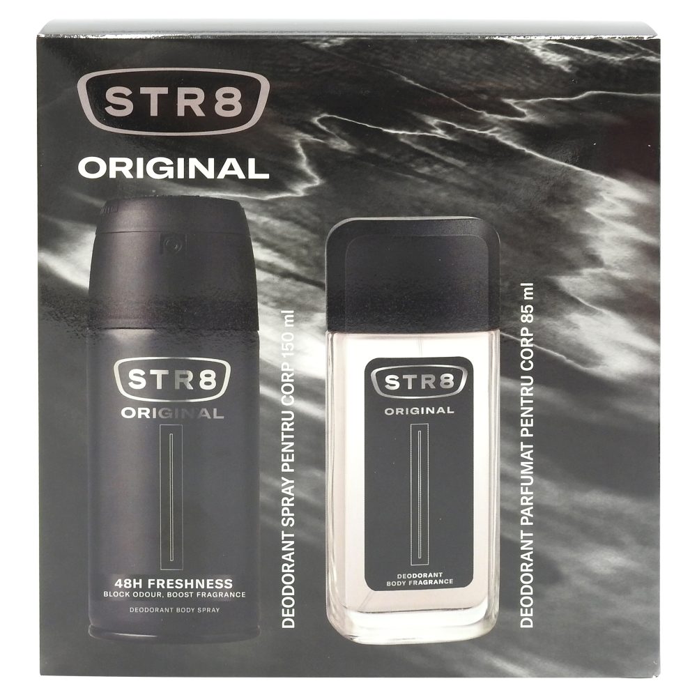 Caseta Cadou, Str8, Dns85 ml, Deo150 ml Original