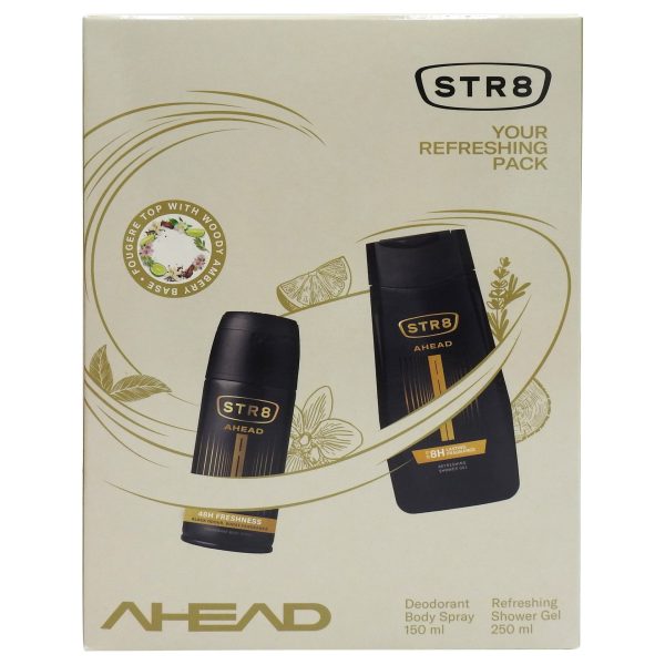 Caseta Cadou, Str8, Gel de Dus 250, Deo150 Ahead