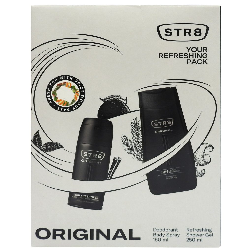 Caseta Cadou, Str8, Gel de Dus 250, Deo150 Original