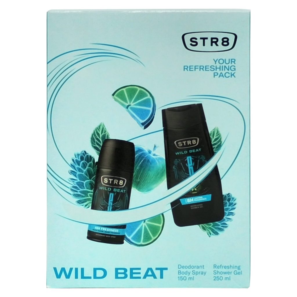 Caseta Cadou, Str8, Gel de Dus 250, Deo150 Wild Beat