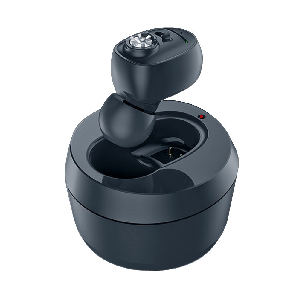 Aparat Auditiv Intraauricular In-Ear, Flippy, Amplificator de sunet pentru Auz, Minuscul Design Nou, 14 x 10 x 3.8 cm, 116 gr, Negru