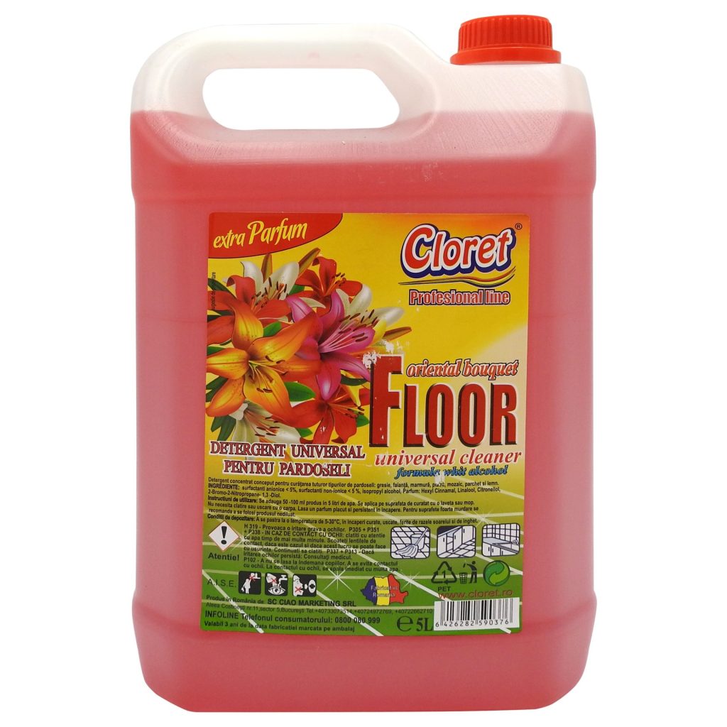 Cloret Detergent Pardoseli 5 L Buchet Oriental