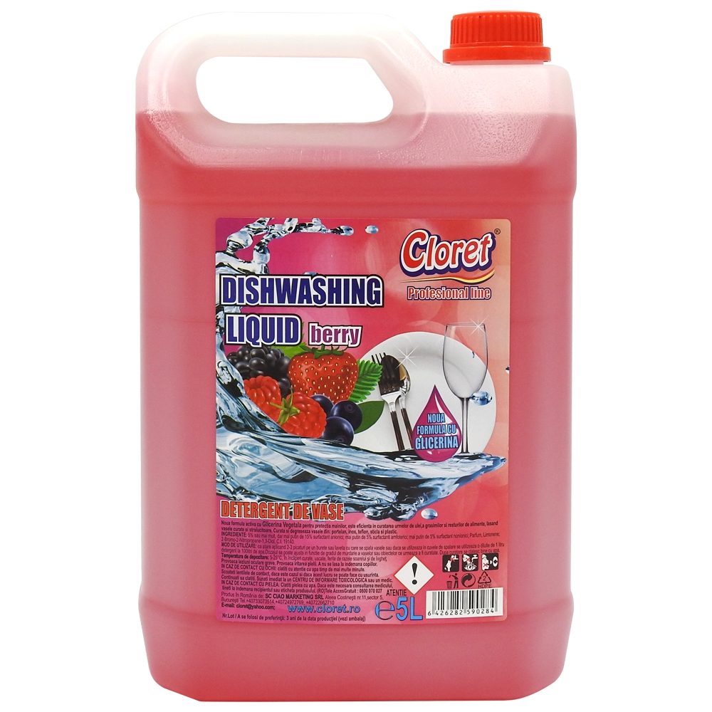Cloret Detergent Vase 5 L Bery