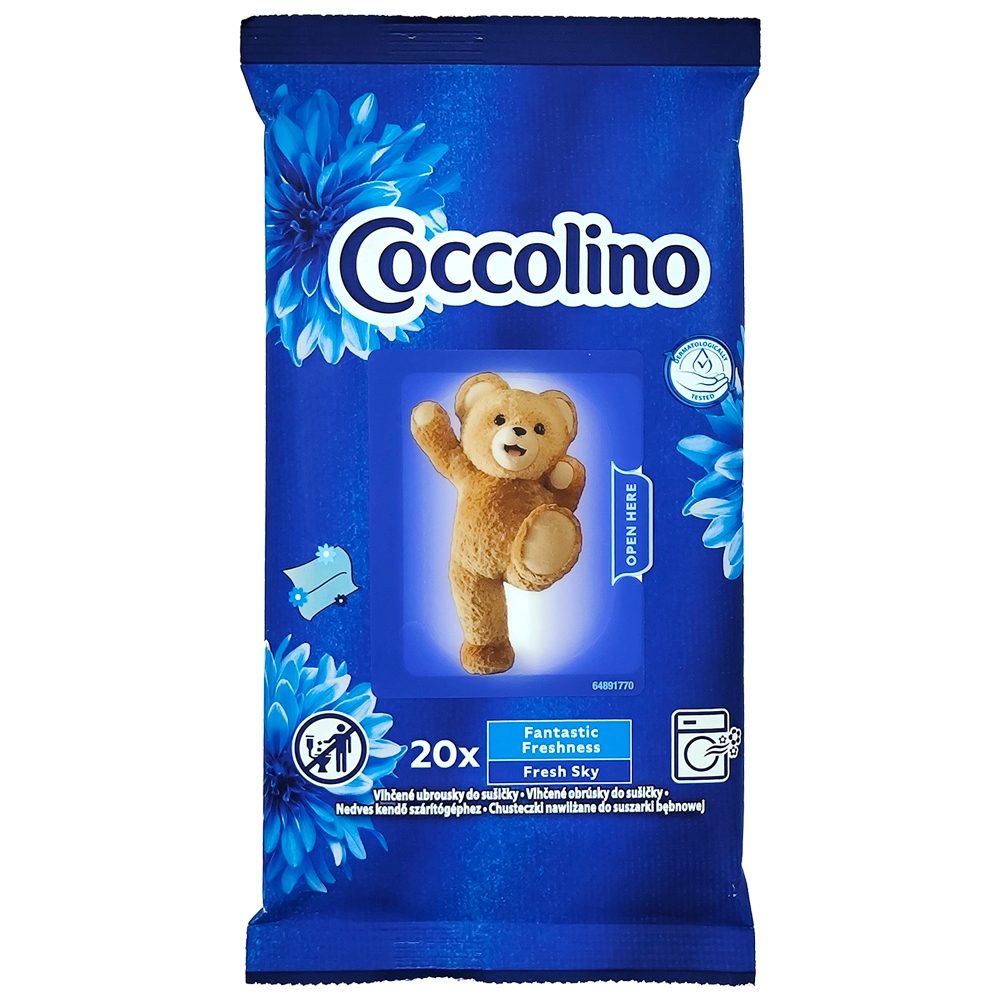 Coccolino Serv. Parf. Uscator Rufe 20 buc Fresh Sky