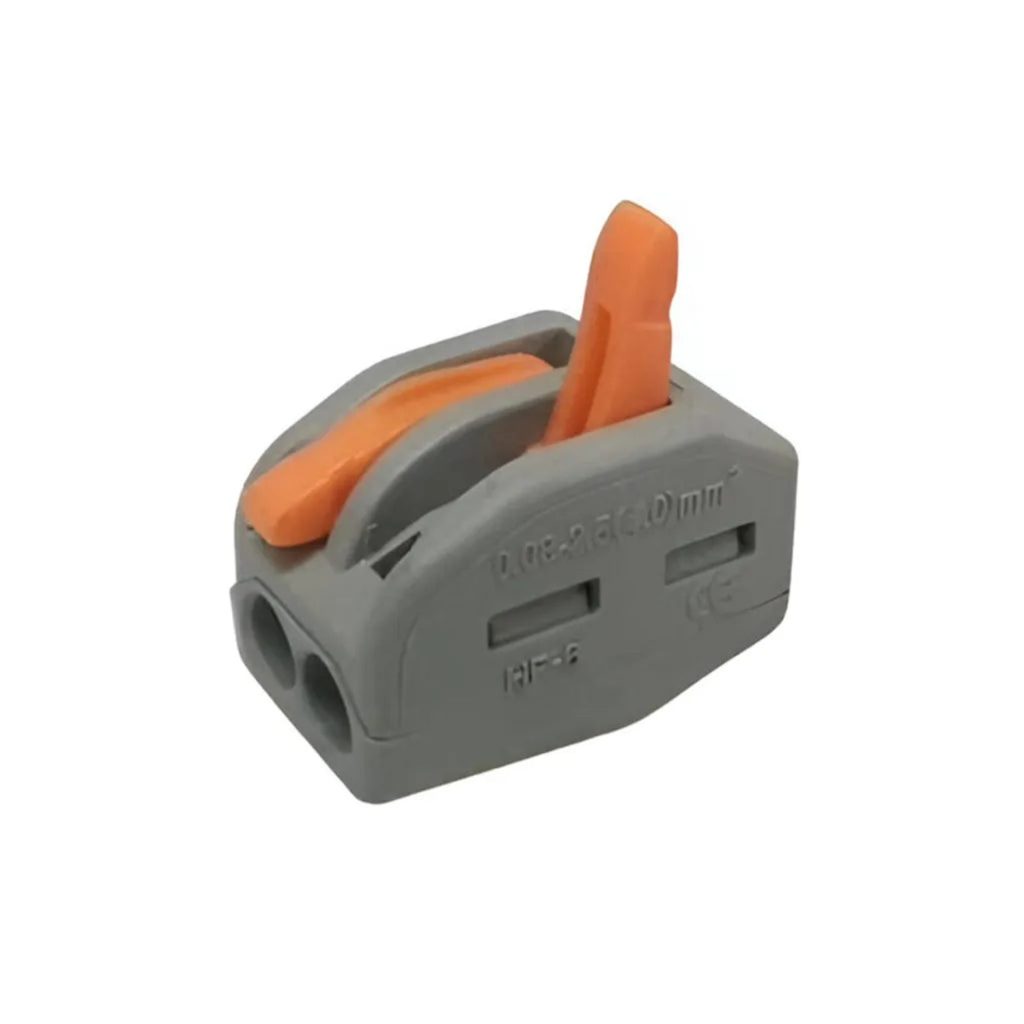 Conector pentru Lustra / Oglinda LED - Rapid, 2 Poli, Instalare Fara Surub