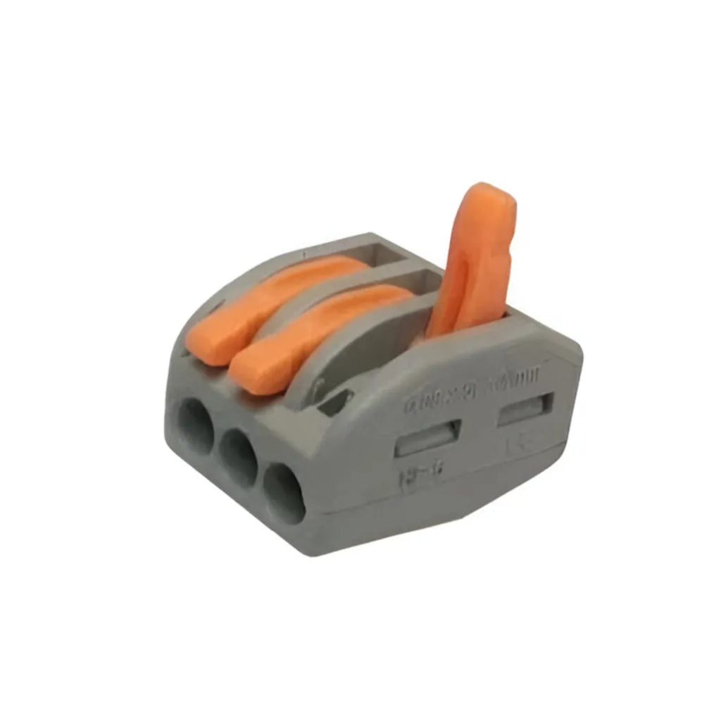 Conector pentru Lustra / Oglinda LED - Rapid, 3 Poli, Instalare Fara Surub