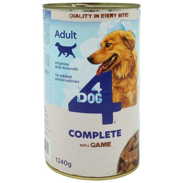 Conserva, 4DOG, Caini 1240 g Vanat