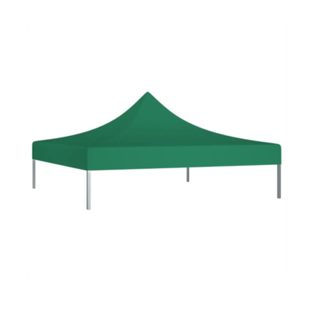 Copertina pentru Pavilion, Flippy, Acoperis Cort, Pliabil, Copertina Rezistenta 420D, 280 g/m2, Protectie Ideala la Soare si Ploaie, 3 x 3 m, Verde