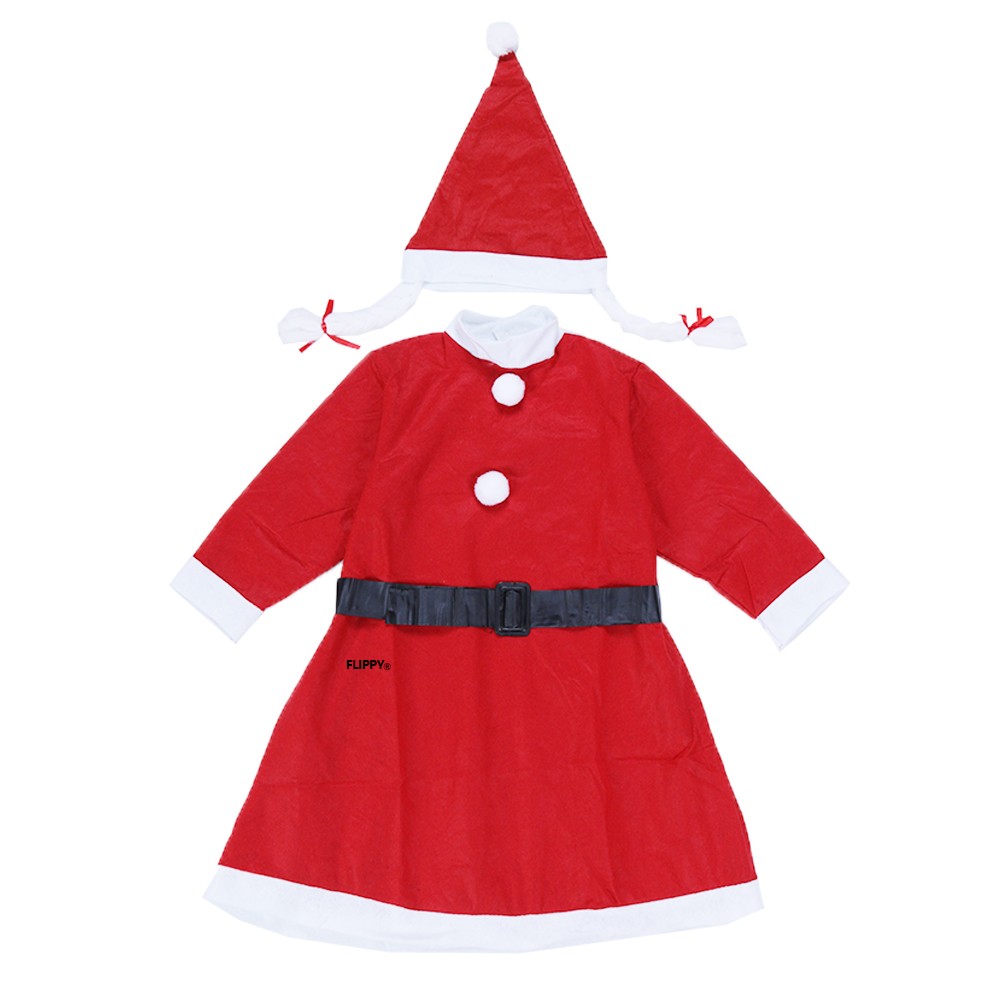 Costum Craciunita Flippy® Fata, 7-9 ani, 3 piese, Polar - Image 2