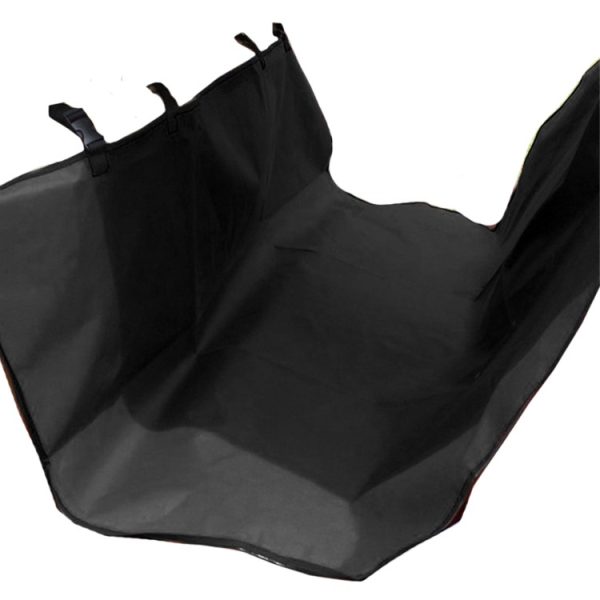 Covor pentru Masina, pentru Animalele de companie, Flippy, Covoras impermeabil, pentru Calatoriile Lungi, din Panza Oxford, 135 x 135 cm, Negru