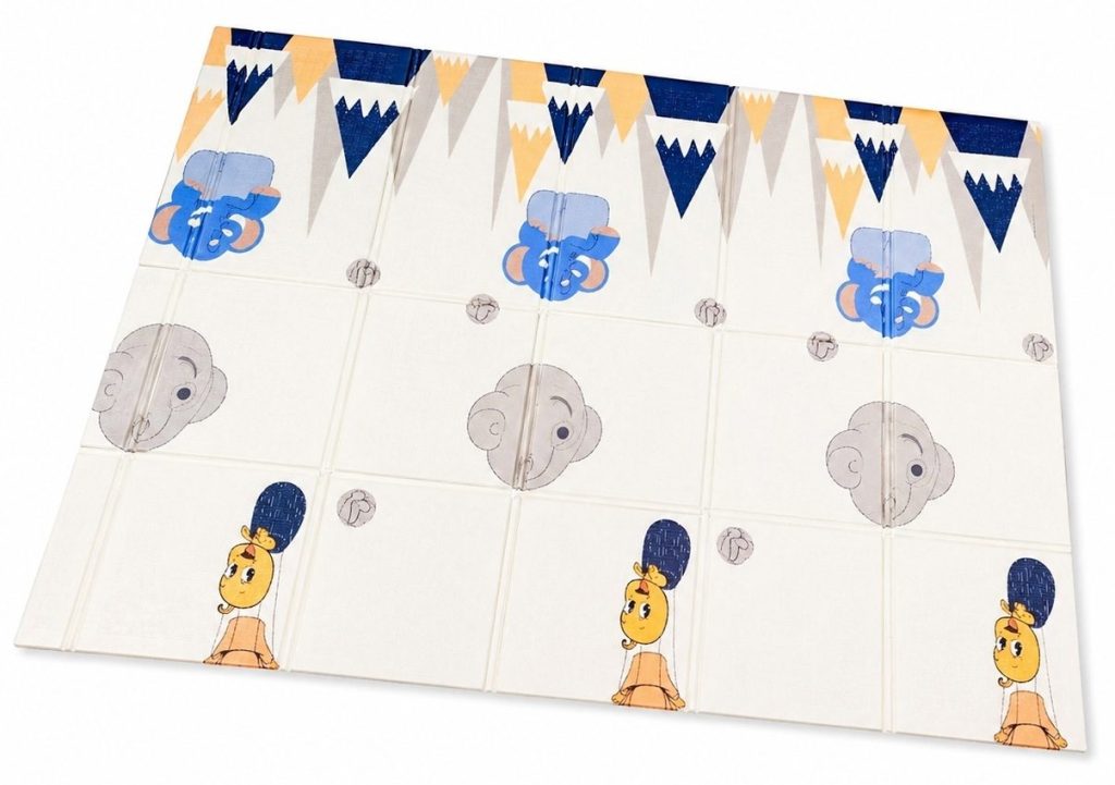 Covoras De Joaca Pentru Bebelusi 200x150 cm, Covor Educativ, Covoras Pliabil Impermeabil Si Antiderapant, Jucarie Dezvoltare Motrica Si Senzoriala, Pentru Copii 0+ Luni, Model 2, Multicolor