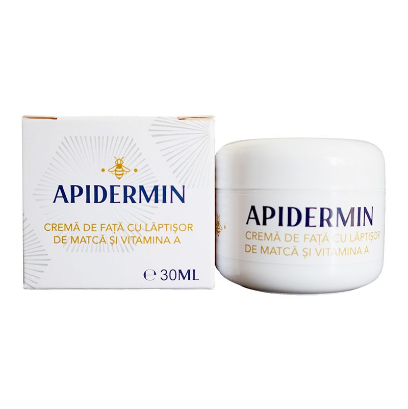 Crema pentru Fata, Apidermin, 30 ml Laptisor Matca