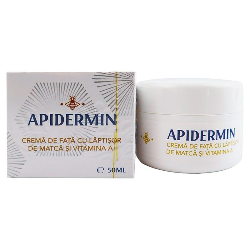 Crema pentru Fata, Apidermin, 50 ml Laptisor Matca