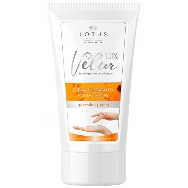 Crema pentru Maini, Lotus, 150 ml Glicerina Galbenele