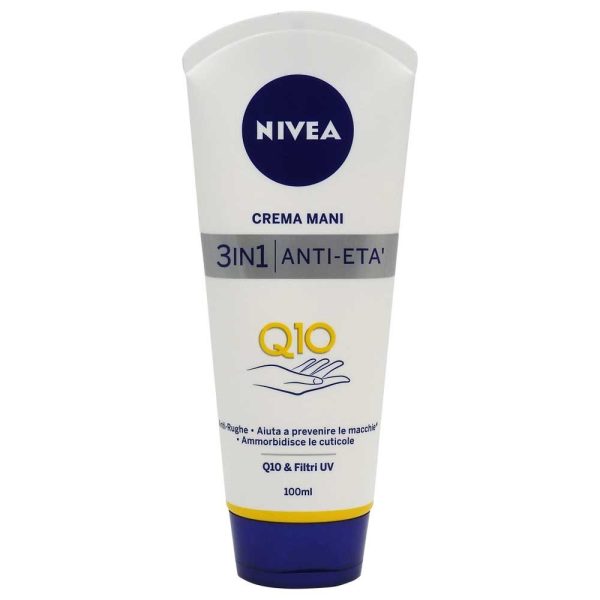 Crema pentru Maini, Nivea, 100 ml 3in1 Q10 Anti Age Care
