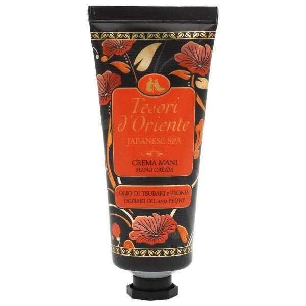 Crema pentru Maini, Tesori D'oriente, 75 ml, cu Ulei de Tsubaki si Bujor, Japanese