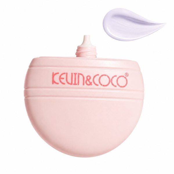 Crema Primer, Kevin&Coco, Baza pentru Machiaj, cu Protectie Solar SPF 50, Hidratare si Uniformizare, Textura Usoara, Efect Neted, pentru Toate Tipurile de Ten, 8 x 7.8 x 3 cm, Albastru