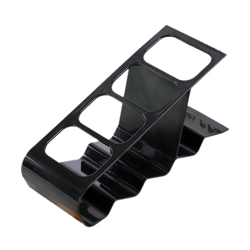 Suport de Birou, Flippy, din Plastic, pentru Telecomenzi, Telefoane, 18 x 7 x 9 cm, Negru