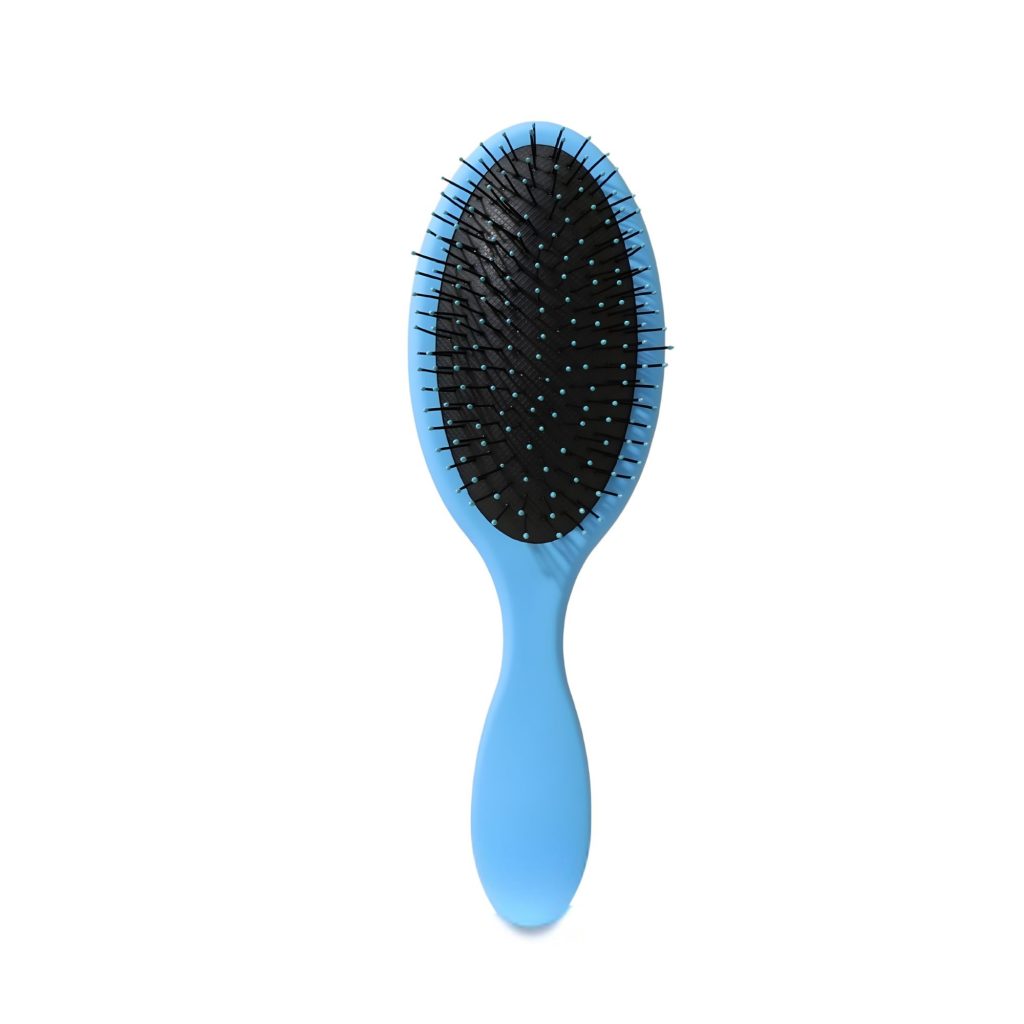 Pieptene cu Perna de Aer pentru Par, Flippy, Plastic ABS+Nylon, 22x7 cm, Albastru