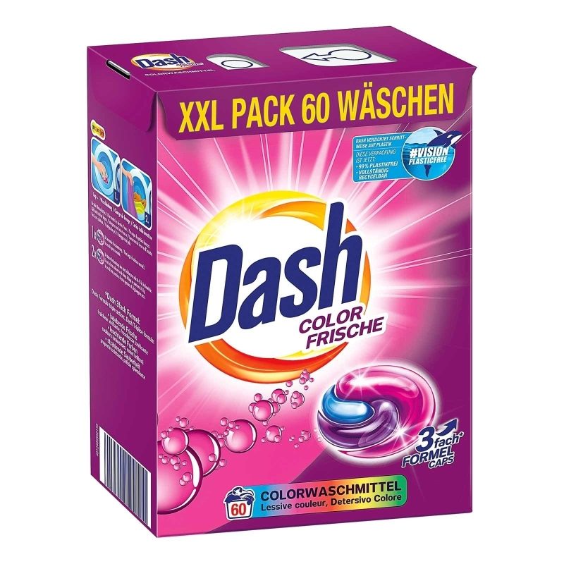 Dash Detergent Capsule 60 buc Color Frische