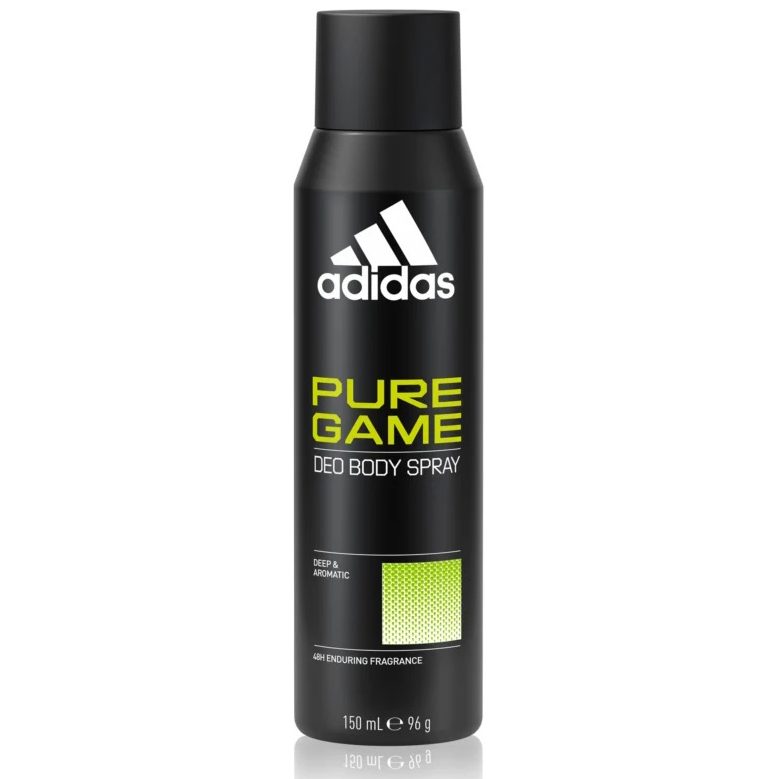 Deodorant, Adidas, 150 ml Men Pure Game Deep Aromatic 48H