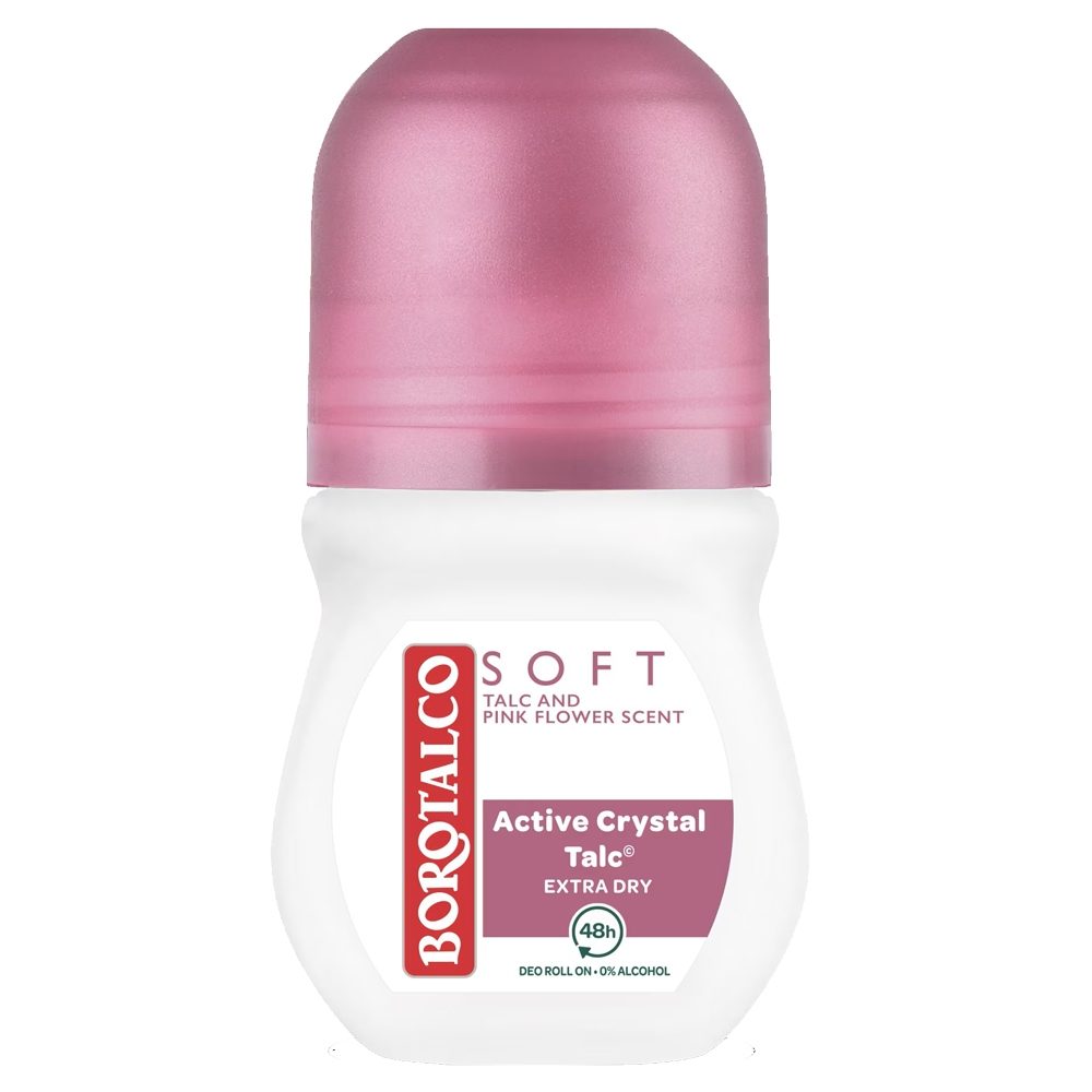 Deodorant, Borotalco, Roll On 50 ml 48H Soft