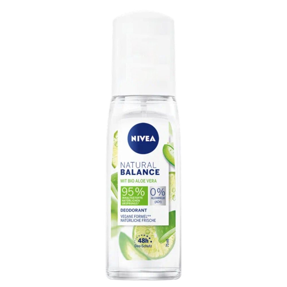 Deodorant, Nivea, Pompita 75 ml Aloe Vera