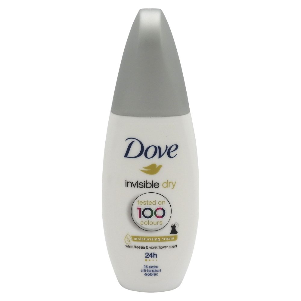 Deodorant Spray, Dove, Pompa 75 ml Invisible Dry Clean Touch