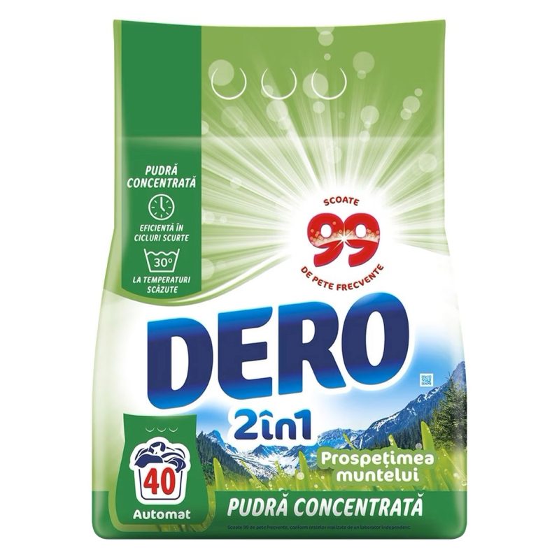 Dero Automat 3 kg 2in1 Prospetimea Muntelui 40 spalari